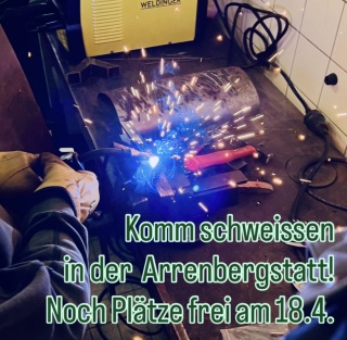 Schweissen: neuer Termin am 18.04.